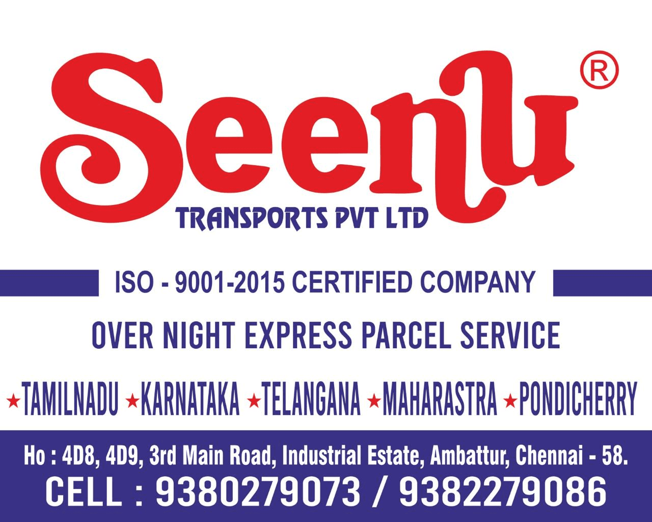 Seenu Transports Pvt Ltd